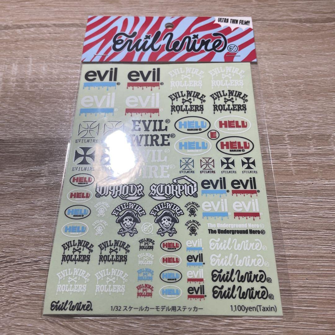 ①イービルワイヤー　EVILWIRE ステッカー　ミニ四駆 ①イービルワイヤー EVILWIRE ステッカー ミニ四駆 Amazon